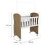 Mini Berço com Rodízios Oliver em MDF  - 3