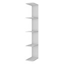 Ver imagem 1 de Prateleira Externa para Guarda-Roupas Smim/Luna 100% MDF Branco/Brilho