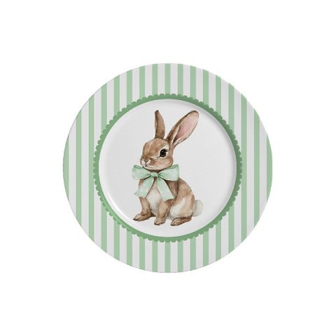 Pratos Páscoa Sobremesa 6 Un Lacos de Pascoa Verde Alleanza