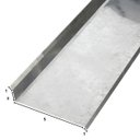 Ver imagem 2 de 5,70 Metros de Rufo Galvanizado Externo para Parede Corte 10