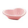 Saladeira Porcelana Coração Beads Rose 21X18X6Cm - 2