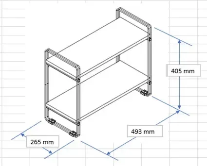 Nicho Prateleira 25 Cm X 49 Cm - Luxo C/suporte Branco - 3