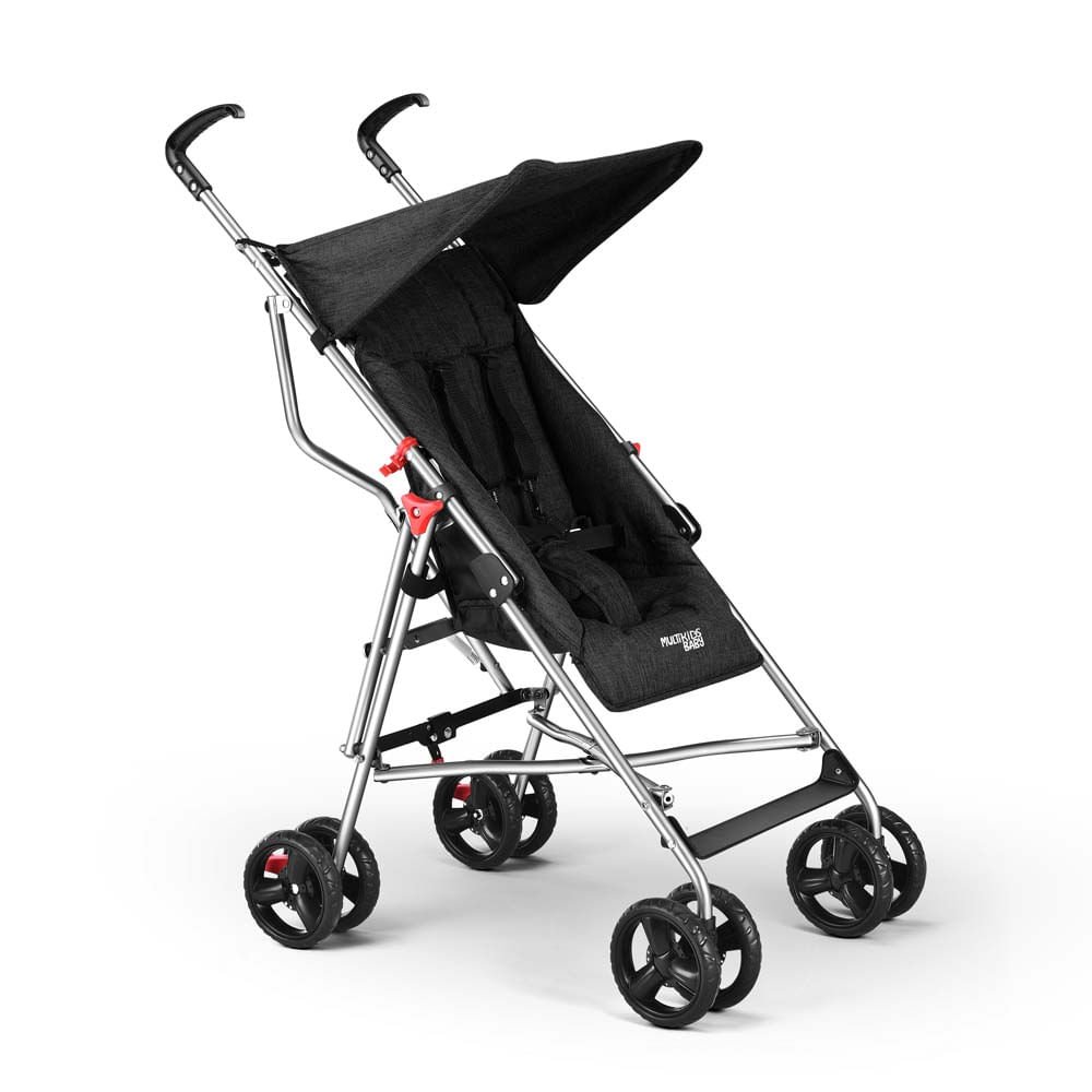 Carrinho Guarda-chuva Plus até 15kg Preto Multikids Baby - Bb327out [reembalado] Bb327out Multikidsb