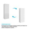 Guarda Roupa Infantil 2 Portas e 3 Gavetas 100% MDF Smim - 5