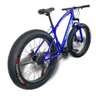 Bicicleta Fat Bike Aro 26 Pneus 4.0 Freios a Disco - Azul - 3