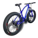Ver imagem 3 de Bicicleta Fat Bike Aro 26 Pneus 4.0 Freios a Disco - Azul