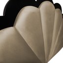 Ver imagem 3 de Cabeceira Painel Pétala Para Cama Box Casal 1,40 cm Veludo Nude