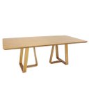 Ver imagem 2 de Mesa Jantar Maitê Nacional Móveis Retangular 240cm (larg) Base Madeira Vazada Tampo Madeira Amê