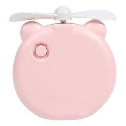 Mini Ventilador Espelho Led Usb Porquinho - 5