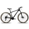 Bicicleta Mtb Aro 29 Kog 21v Freio a Disco Pneu Faixa Bege Cor:preto+cinza;tamanho:17 - 1