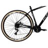 Bicicleta Mtb Aro 29 Kog 21v Freio a Disco Pneu Faixa Bege Cor:preto+cinza;tamanho:17 - 3