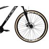 Bicicleta Mtb Aro 29 Kog 21v Freio a Disco Pneu Faixa Bege Cor:preto+cinza;tamanho:17 - 4