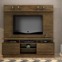 Ver imagem 1 de Estante Home para TV até 60 Polegadas 2 Portas 2 Prateleiras e Nichos Texas Valdemóveis