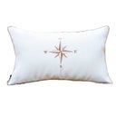 Ver imagem 1 de Coleção Náutica - Almofada Bússola Retangular Tipo:completa