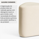 Ver imagem 7 de Kit 3 Puff Trevi Triangulo Moderno Decorativo Para Sala Quarto Tecido Boucle