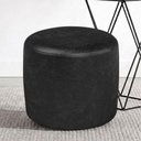 Ver imagem 3 de Puff Redondo 50cm Sala de Estar Living Coliseu W01 Couríssimo Preto - Lyam Decor