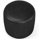 Ver imagem 2 de Puff Redondo 50cm Sala de Estar Living Coliseu W01 Couríssimo Preto - Lyam Decor