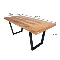 Mesa Industrial Diamond Madeira Ecologica 2,00m - 5