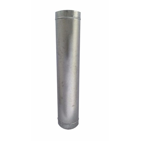 Duto galvanizado para chaminé de 130 mm de diâmetro com 1,20m de altura
