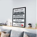 Ver imagem 2 de Quadro Decorativo Moldura Preta 30x40cm Frase