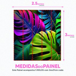 Papel de Parede 3D Painel 2,5M Costela de adão Decorado Jadim Realista Auto Colante Lavável - 5