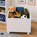Ver imagem 2 de Baú Organizador Infantil com Rodízios Móvel Compacto Quarto