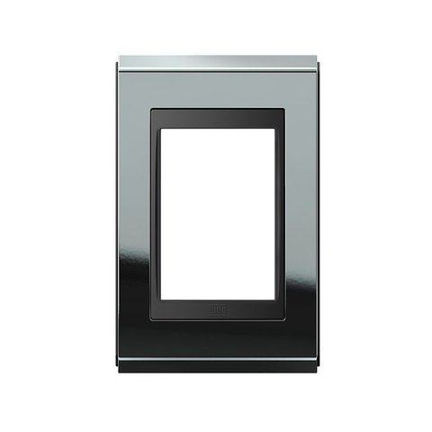 Placa Refinatto Concept 4x2 3módulos Titanio/preto-weg