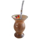 Ver imagem 5 de Bomba para Tererê Chimarrão 23cm Lisa Bojo Mola com Rosca e Anel de Pingente Cavalo