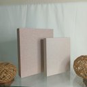 Ver imagem 3 de Jogo 2 Peças Caixa Livro Decorativa de Linho Bege 5.0x25.0x30.0cm Organizadora