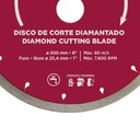 Ver imagem 3 de Disco de Corte Diamantado Profissional Plus 200 MM para ZAPP 200 e ZAPP 1250 CORTAG