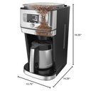 Ver imagem 4 de Cafeteira Cuisinart Dgb-850 10 Xícaras com Moedor, Preto/inox
