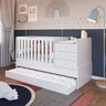 Berço Cama Multifuncional com Cama Auxiliar 3 Gavetas  - 2