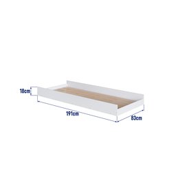 Berço Cama Multifuncional com Cama Auxiliar 3 Gavetas  - 8
