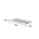 Ver mais imagens de Berço Cama Multifuncional com Cama Auxiliar 3 Gavetas