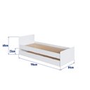 Ver imagem 6 de Berço Cama Multifuncional com Cama Auxiliar 3 Gavetas