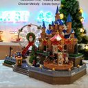 Ver imagem 6 de Parque de Diversoes Natal Natalino Gigante Papai Noel Arvore Led Enfeite Musical Giratorio Decoraçao