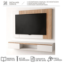 Ver imagem 3 de Painel com Rack Funcional para TV Cava Suspenso 155cm