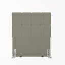 Ver imagem 7 de Cabeceira Solteiro 102cm Boucle Estofada Design Moderno para Quarto Linea