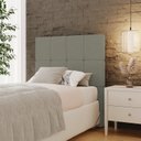 Ver imagem 3 de Cabeceira Solteiro 102cm Boucle Estofada Design Moderno para Quarto Linea