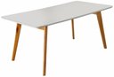 Ver imagem 1 de Mesa de Jantar com Vidro Madeira Maciça - Slim-1,80x0,90m - Móveis Mundial