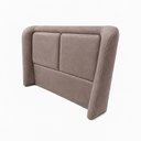 Ver imagem 6 de Cama Japonesa com Cabeceira Queen Blind Haru Veludo Nobre Avelã - Sallar Home