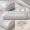Ver imagem 2 de Travesseiro Nasa Capa Cetim Antifrizz Memory Foam Anatômico