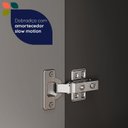 Ver imagem 6 de Cozinha Telasul Lumina 6 Peças com Paneleiro para Forno e Micro com Vidro Fumê e Iluminação s/Tampo Cinza