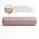 Ver imagem 2 de Almofada Travesseiro Bastão Tubo Rolo Dot 140cm Macia Veludo Rosé - Desk Design