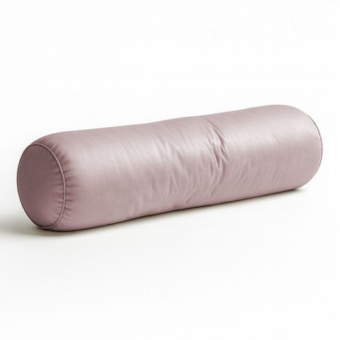 Almofada Travesseiro Bastão Tubo Rolo Dot 140cm Macia Veludo Rosé - Desk Design
