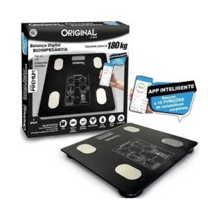 Balança Digital Corporal Bioimpedancia IMC Aplicativo