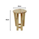 Ver imagem 2 de Tamborete Banqueta Dobrável Retrátil Camping Pesca Pinus