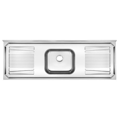 Pia de Inox 1,60 X 0,53 Escorredor