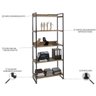 Estante para Livros Industrial 187cmx80cm 5 Prateleiras Kuadra - 5