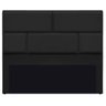 Cabeceira Casal Brick P02 140 cm para cama Box Corano Preto - Amarena Móveis - 3